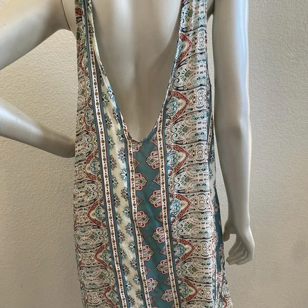 Intimately Free People Mock Neck Slip Dress Boho Large - Picture 7 of 14
